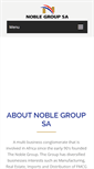 Mobile Screenshot of noble-group.net