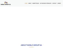 Tablet Screenshot of noble-group.net